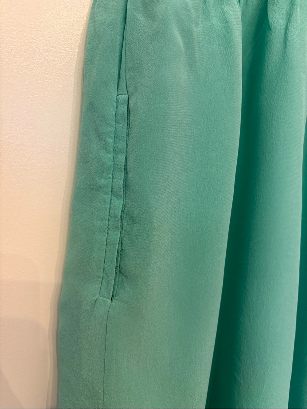 Babaton Silk Smocked-Waist Dress - Picture 7 of 10